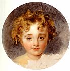 Boy Canvas Paintings - Portrait Of The Hon, George Fane (1819 - 1848), Later Lord Burghersh, When A Boy
